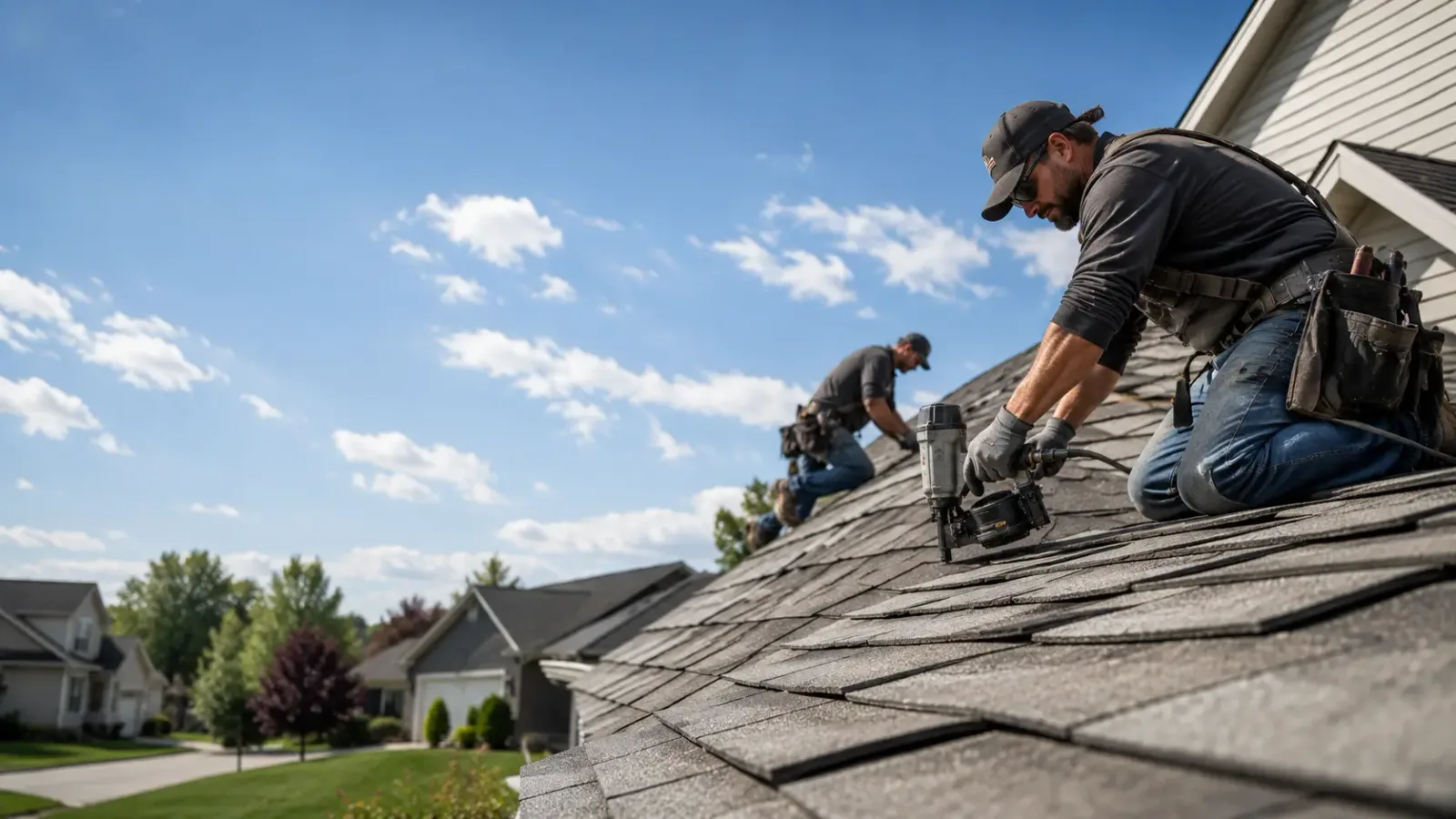 Storm Damage Roof Repair in Bennington, OK near me